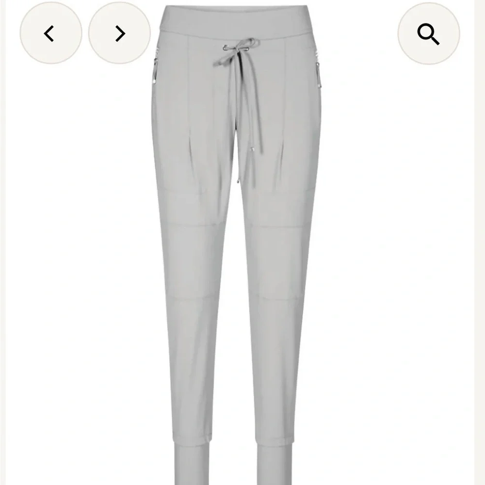 Raffaello Rossi Candy Jogger Pants, Stone, Size 12 - Picture 4 of 12